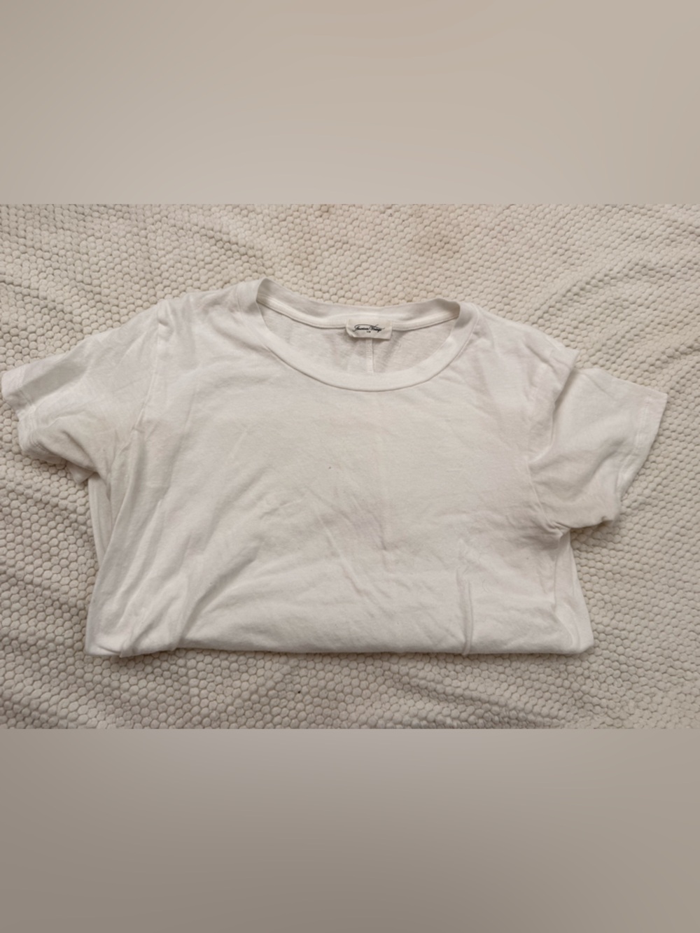 American Vintage White Crewneck T-Shirt